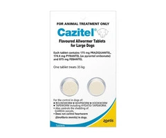 Cazitel Flavoured Allwormer For Large Dogs