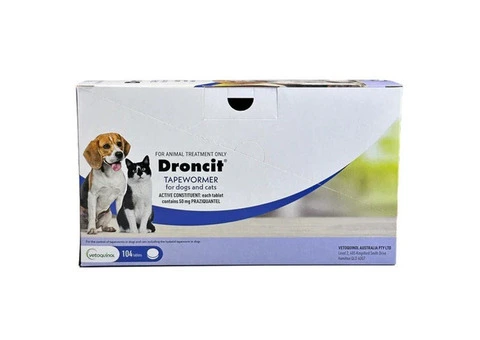 Droncit Tapewormer For Dogs