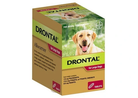 Drontal Wormers Tabs For Dogs 35Kg