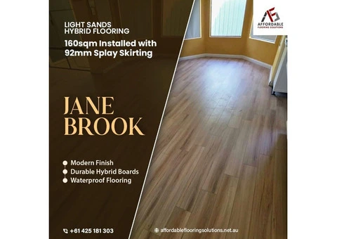 Light Sands Hybrid Flooring Installation in Perth
