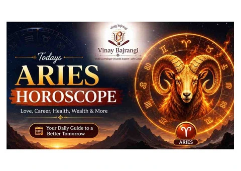 Todays Aries Horoscope for Clear Daily Life Guidance