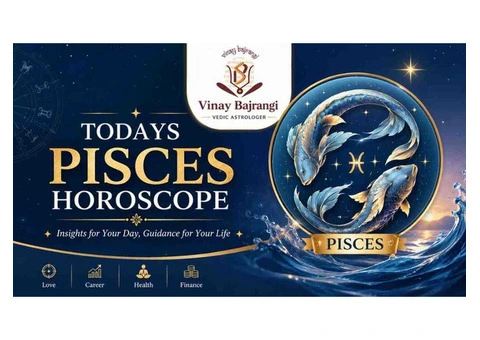 Todays Pisces Horoscope with Trusted Vedic Guidance