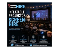 Inflatable Projector Screen Hire for Outdoor Movies and Special Events