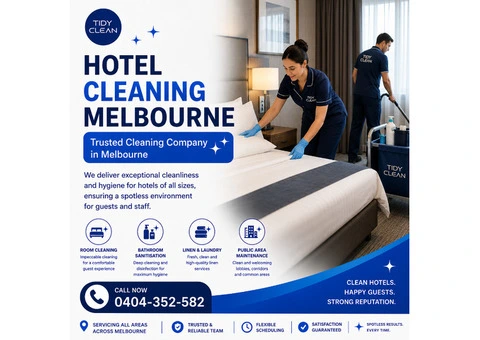 Hotel Cleaning Melbourne | Trusted Cleaning Company in Melbourne