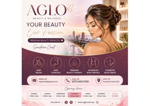 Skin, Hair & Beauty Clinic Sunshine Coast | aGlo Salon