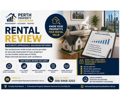 Professional Rental Review & Property Appraisal Perth