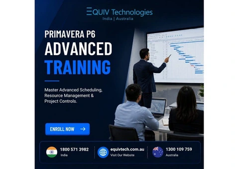 Best Primavera P6 Advanced Certification Training