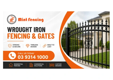 Custom Wrought Iron Fencing & Gates Services in Sydney NSW