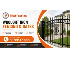 Custom Wrought Iron Fencing & Gates Services in Sydney NSW