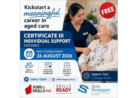 Become a Support Worker – CHC33021 Certificate III