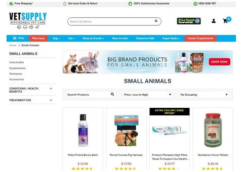 Buy Small Pet Products Online