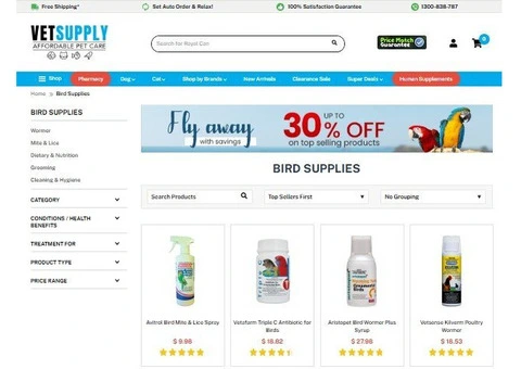 Bird Supplies Australia