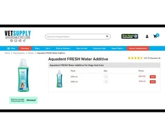 Aquadent Fresh Water Additive For Dogs And Cats 250ml  VetSupply Australia