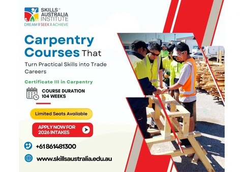 Carpentry Training in Perth to Build Practical Construction Skills