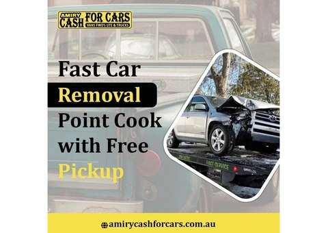 Fast Car Removal Point Cook with Free Pickup