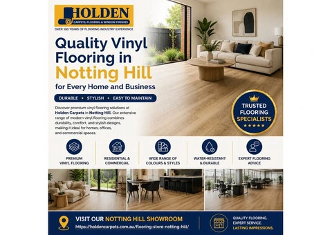 Quality Vinyl Flooring in Notting Hill for Every Home and Business