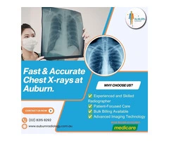 Fast & Accurate Chest X-Rays at Auburn Radiology. (02) 8315 8292