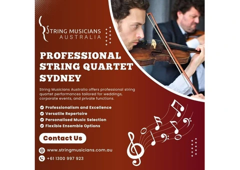 Professional String Quartet Sydney | Weddings & Events
