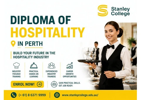 Hospitality Diploma Courses in Perth for Future Industry Leaders