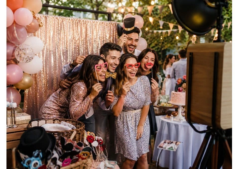 Birthday Photobooth Hire with Unlimited Fun and Instant Prints