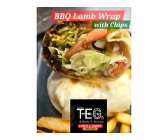 BBQ Lamb Wrap with Chips in Werribee, Melbourne