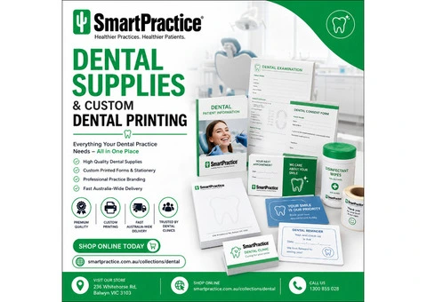 Dental Supplies & Custom Dental Printing | SmartPractice AU