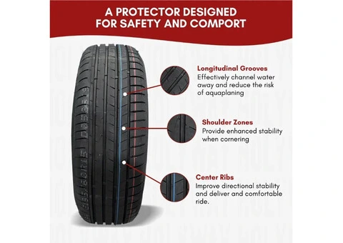 HOLYWAY 205/55R16 91V Tubeless Passenger Car Tyre - 3/6