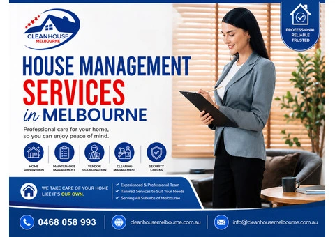 House Management Services in Melbourne | Clean House