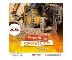 Demolition Services in Melbourne Done Right