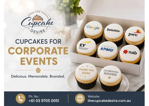 Cupcakes for Corporate Events - The Cupcake Desire