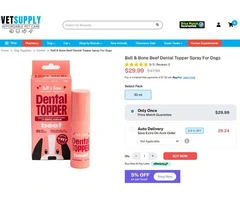 Bell & Bone beef Dental Topper Spray for Dogs