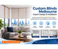 Custom Blinds Melbourne – Expert Design & Installation