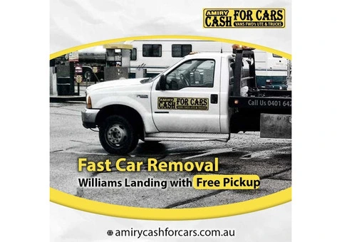 Fast Car Removal Williams Landing with Free Pickup