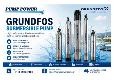 Grundfos Submersible Pump Systems for Commercial & Industrial Use