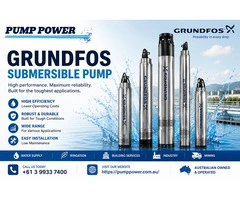 Grundfos Submersible Pump Systems for Commercial & Industrial Use