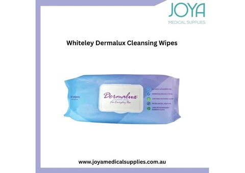 Buy Whiteley Dermalux Cleansing Wipes - Joya Medical Supplies | Australia