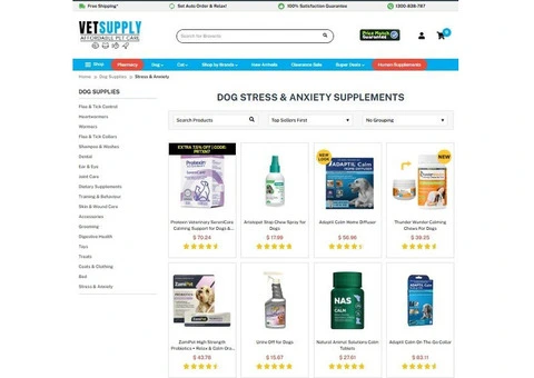 Dog Stress and Anxiety Supplements