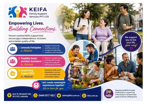 Disability Social Activities Assistance in Adelaide Care