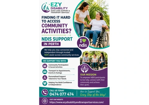 Finding It Hard to Access Community Activities? NDIS Support in Perth