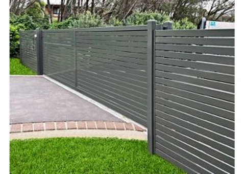 Aluminium slat fencing Queensland