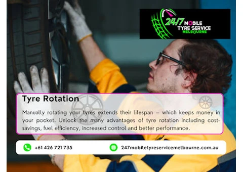 Reliable 24/7 Mobile Tyre Service Melbourne for Emergency Tyre Repairs