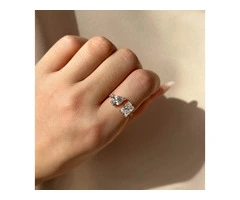 Cuff Lab-Grown Diamond Ring