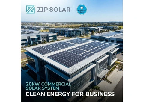 20 kW Solar System for Businesses and Warehouses 