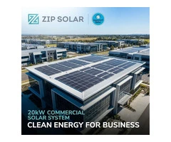 20 kW Solar System for Businesses and Warehouses 