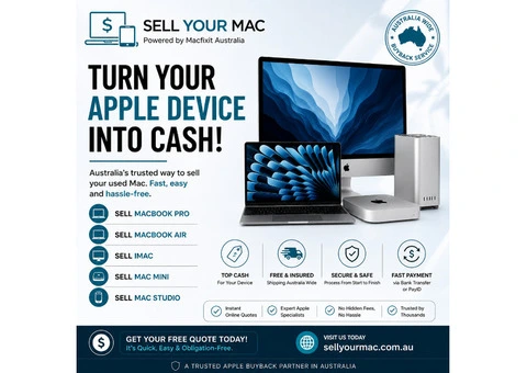 Sell Your Used Mac for Top Cash in Australia