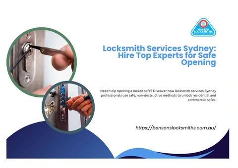 Locksmith Services Sydney for Safe Opening Solutions