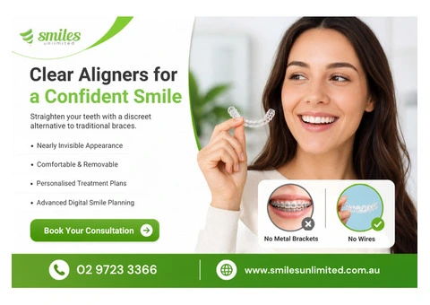 Clear Aligners for a Confident Smile Without Traditional Braces