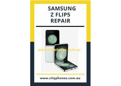 Samsung Galaxy Z Flip5 Repair by City Phones Melbourne