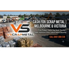 Cash for Scrap Metal Melbourne & Victoria | Free On-Site Pickup