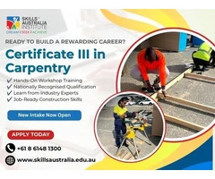 Apply Now for CPC30220 Certificate III in Carpentry